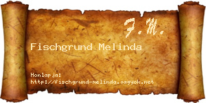 Fischgrund Melinda névjegykártya
